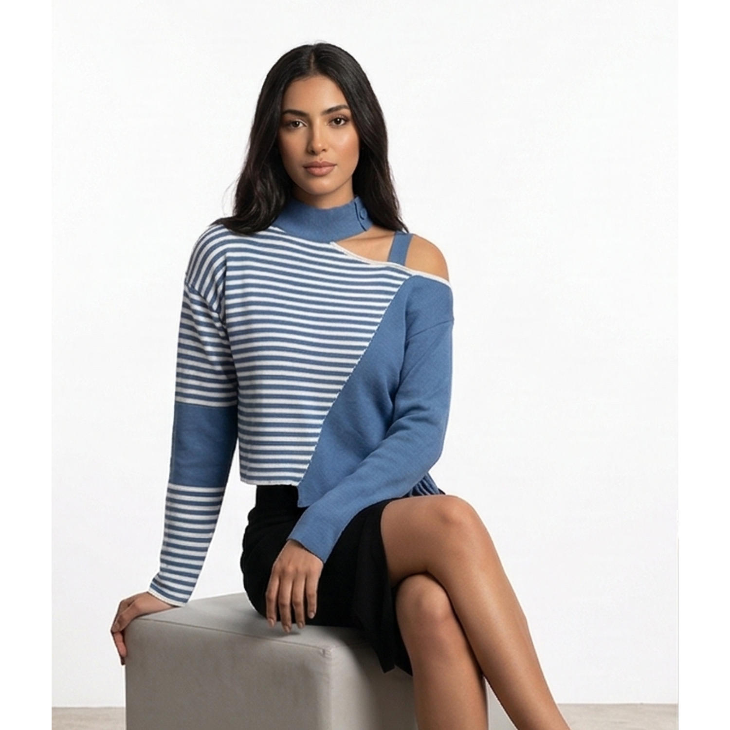 بلوزه مقلمه شولدر